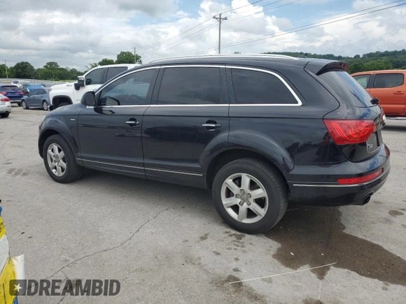 2015 Audi Q7 Premium with VIN WA1CGAFE8FD015410, listed as a Copart auction lot 60880285 with 95,336 mi miles and Salvage title. Bid and sale history available at DreamBid. Image 2.