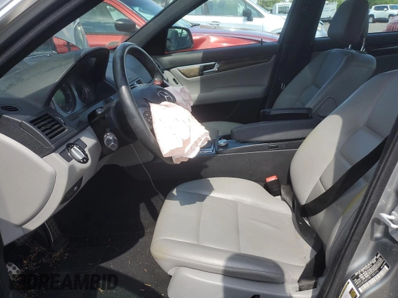 2008 Mercedes-Benz C 350 Sport with VIN WDDGF56X78F155772, listed as a Copart auction lot 55362405 with 117,260 mi miles and Salvage title. Bid and sale history available at DreamBid. Image 7.