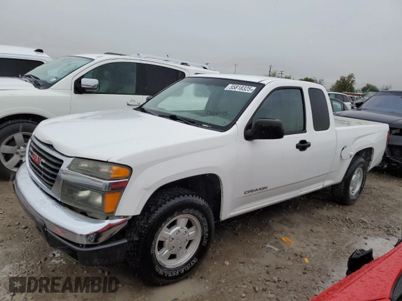 2005 GMC Canyon with VIN 1GTCS198258247180, listed as a Copart auction lot 55818325 with 218,292 mi miles and Clean title. Bid and sale history available at DreamBid. Image 1.