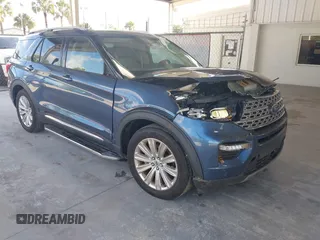 2020 Ford Explorer Limited z VIN 1FMSK7FH9LGB47899, wystawiony jako IAAI lot #42252243 z przebiegiem 97 558 mil mil oraz . Historia ofert i sprzedaży dostępna na DreamBid. Obrazek 1.