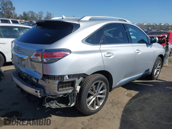 2013 Lexus RX 350 with VIN JTJZK1BA2D2414854, listed as a IAAI auction lot 41862052 with 182,187 mi miles and . Bid and sale history available at DreamBid. Image 4.