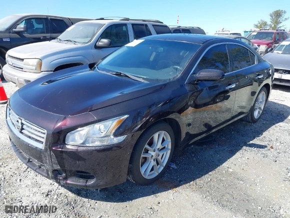 2014 Nissan Maxima 3.5 SV with VIN 1N4AA5AP7EC479331, listed as a IAAI auction lot 41703162 with 164,196 mi miles. Bid and sale history available at carsss.com. Image 2.