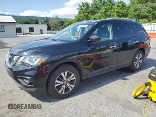 2019 Nissan Pathfinder S with VIN 5N1DR2MM6KC608635, listed as a Copart auction lot 66088565 with 135,677 mi miles and Salvage title. Bid and sale history available at DreamBid. Image 1.