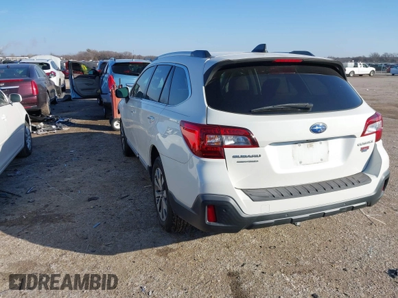 2019 Subaru Outback Touring with VIN 4S4BSATC1K3395009, listed as a IAAI auction lot 41435100 with 24,580 mi miles and . Bid and sale history available at DreamBid. Image 3.