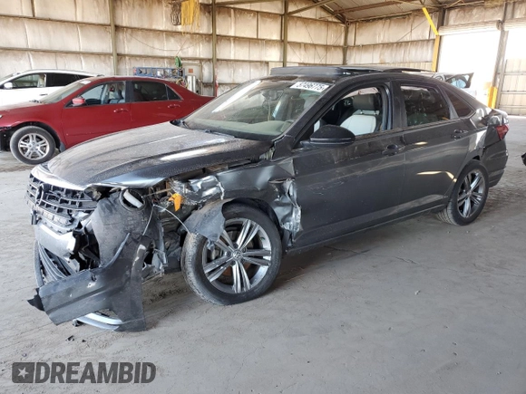 2019 Volkswagen Jetta S z VIN 3VWC57BU4KM165053, wystawiony jako Copart lot #57496775 z przebiegiem 76 937 mil mil oraz Szkoda całkowita • Salvage title. Historia ofert i sprzedaży dostępna na DreamBid. Obrazek 1.