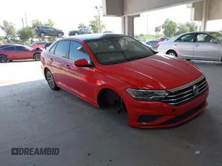2019 Volkswagen Jetta S with VIN 3VWC57BU8KM109472, listed as a IAAI auction lot 42258300 with 131,555 mi miles and . Bid and sale history available at DreamBid. Image 1.