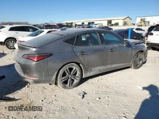 2024 Acura Integra Technology with VIN 19UDE4G76RA019108, listed as a Copart auction lot 47409955 with 39,050 mi miles and Salvage Title. Bid and sale history available at DreamBid. Image 3.