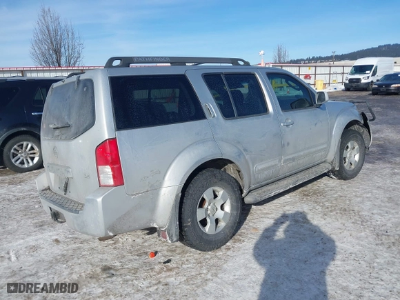 2006 Nissan Pathfinder SE with VIN 5N1AR18W06C649633, listed as a IAAI auction lot 41577009 with 137,557 mi miles. Bid and sale history available at carsss.com. Image 4.