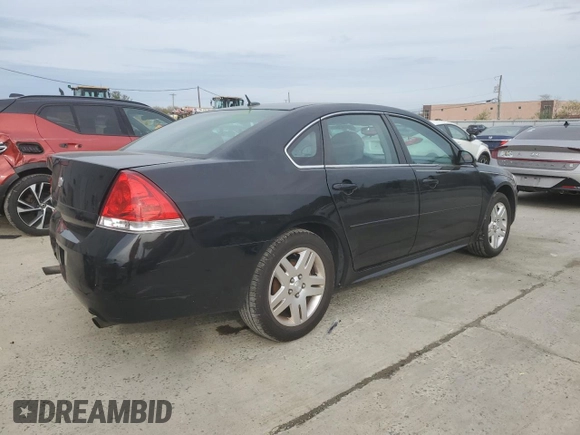 2013 Chevrolet Impala LT with VIN 2G1WG5E39D1232475, listed as a Copart auction lot 53797565 with 163,323 mi miles and Salvage Title. Bid and sale history available at DreamBid. Image 3.
