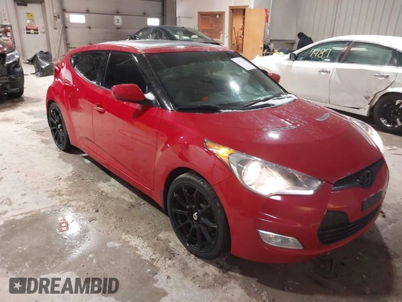 2012 Hyundai Veloster w/Black Int z VIN KMHTC6AD8CU032759, wystawiony jako IAAI lot #41567265 z przebiegiem 156 973 mil mil oraz . Historia ofert i sprzedaży dostępna na DreamBid. Obrazek 1.