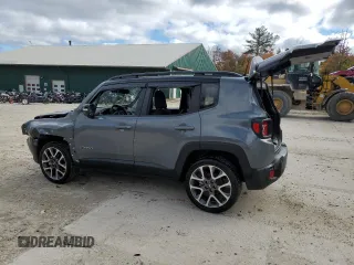 2022 Jeep Renegade Limited with VIN ZACNJDD12NPN47797, listed as a Copart auction lot 75655764 with 15,623 mi miles and Salvage title. Bid and sale history available at DreamBid. Image 2.