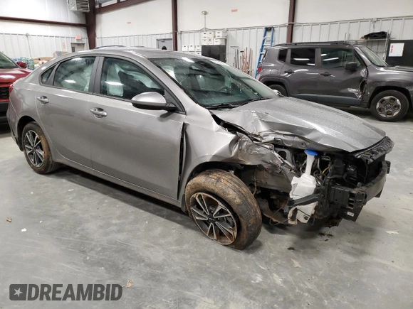 2023 Kia Forte LXS with VIN 3KPF24AD0PE590974, listed as a Copart auction lot 45921365 with 27,036 mi miles and Salvage Title. Bid and sale history available at carsss.com. Image 4.