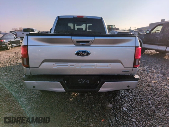 2019 Ford F-150 XL with VIN 1FTFW1E41KFC46078, listed as a Copart auction lot 88750395 with 125,092 mi miles and Salvage Title. Bid and sale history available at carsss.com. Image 6.