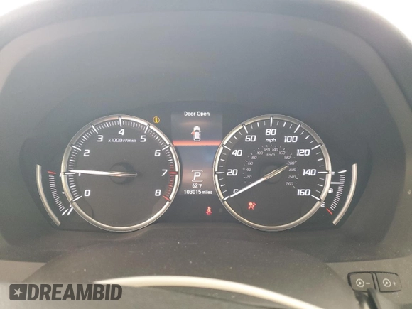 2014 Acura MDX Tech Pkg with VIN 5FRYD4H4XEB003162, listed as a Copart auction lot 51247095 with 103,015 mi miles and Salvage Title. Bid and sale history available at carsss.com. Image 9.