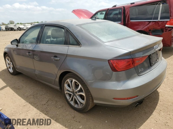 2015 Audi A3 Premium with VIN WAUACGFF3F1002003, listed as a Copart auction lot 57387135 with 174,993 mi miles and Salvage title. Bid and sale history available at DreamBid. Image 2.