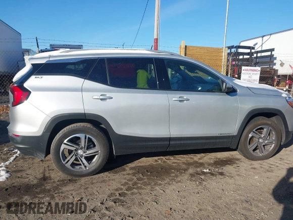 2021 GMC Terrain SLT with VIN 3GKALVEV9ML371572, listed as a IAAI auction lot 41173091 with 59,250 mi miles and . Bid and sale history available at carsss.com. Image 13.
