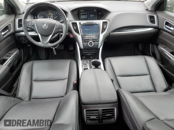 2018 Acura TLX with VIN 19UUB2F32JA010096, listed as a Copart auction lot 54727405 with 64,240 mi miles and Salvage Title. Bid and sale history available at carsss.com. Image 8.