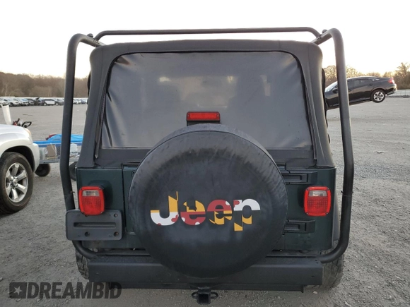 2005 Jeep Wrangler SE with VIN 1J4FA29155P363501, listed as a Copart auction lot 80388314 with 97,564 mi miles and Clean Title. Bid and sale history available at carsss.com. Image 6.