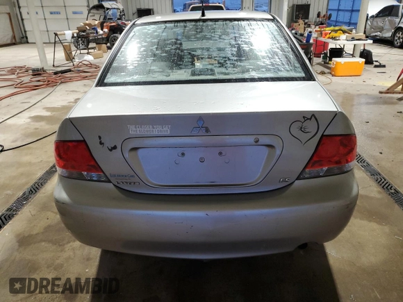 2004 Mitsubishi Lancer ES with VIN JA3AJ26E54U024145, listed as a Copart auction lot 85004014 with 94,511 mi miles and Salvage Title. Bid and sale history available at carsss.com. Image 6.