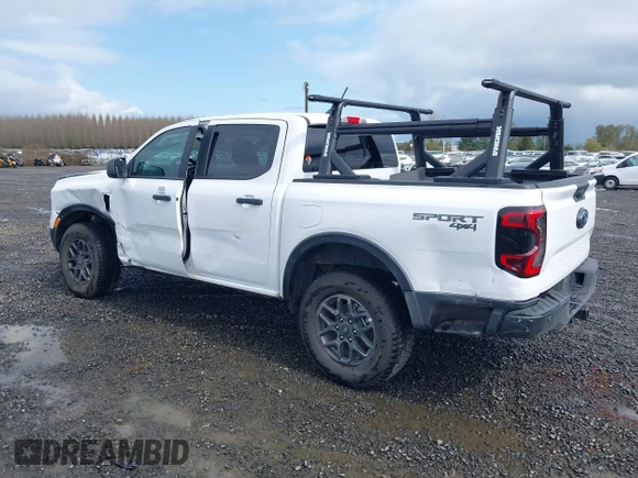 2024 Ford Ranger with VIN 1FTER4HP7RLE46467, listed as a IAAI auction lot 41901621 with 2,137 mi miles and . Bid and sale history available at DreamBid. Image 3.