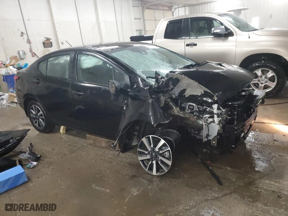 2024 Nissan Versa S with VIN 3N1CN8DV0RL926646, listed as a Copart auction lot 46727365 with 5,030 mi miles and Salvage Title. Bid and sale history available at carsss.com. Image 4.