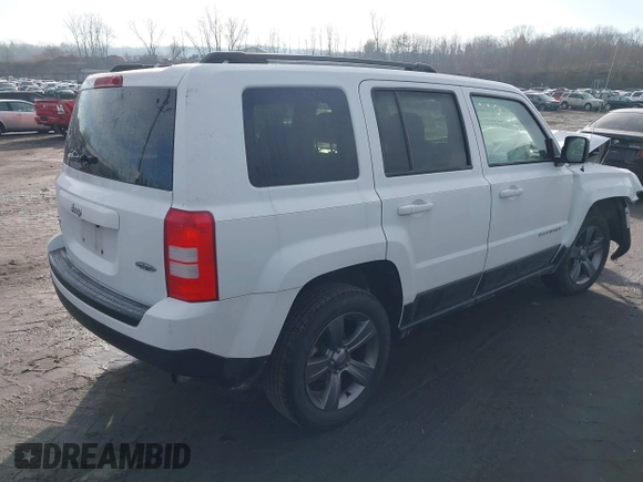 2015 Jeep Patriot High Altitude with VIN 1C4NJRFB7FD417682, listed as a IAAI auction lot 41134351 with 102,729 mi miles and . Bid and sale history available at carsss.com. Image 4.