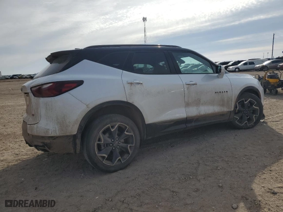 2022 Chevrolet Blazer RS with VIN 3GNKBERS6NS143918, listed as a Copart auction lot 45408965 with 104,253 mi miles and Salvage Title. Bid and sale history available at carsss.com. Image 3.