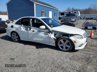 2011 Mercedes-Benz C 300 Sport with VIN WDDGF8BB8BR185395, listed as a Copart auction lot 47093435 with 137,621 mi miles and Clean title. Bid and sale history available at DreamBid. Image 4.