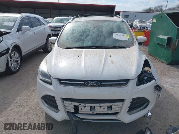 2015 Ford Escape Titanium with VIN 1FMCU9J90FUA67262, listed as a IAAI auction lot 41869583 with 161,281 mi miles. Bid and sale history available at carsss.com. Image 12.
