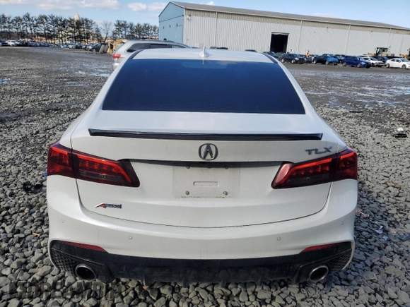 2019 Acura TLX w/A-Spec Pkg with VIN 19UUB2F6XKA003764, listed as a Copart auction lot 44175755 with 78,175 mi miles and Salvage Title. Bid and sale history available at carsss.com. Image 6.