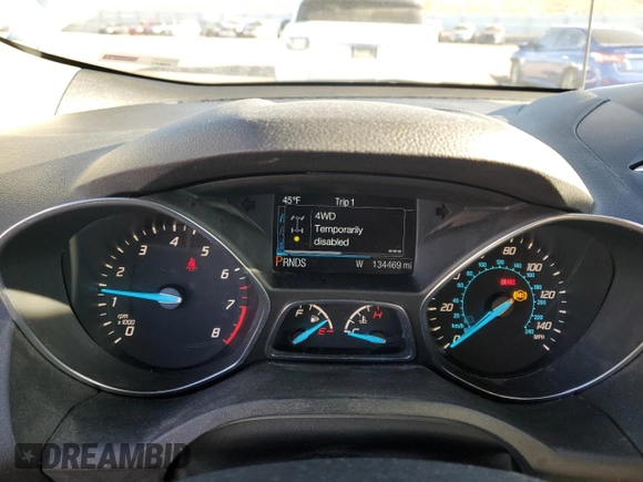 2014 Ford Escape Titanium with VIN 1FMCU9J9XEUB10861, listed as a Copart auction lot 50766115 with 134,469 mi miles and Salvage Title. Bid and sale history available at DreamBid. Image 9.