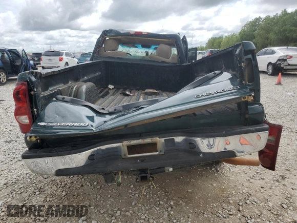 2003 Chevrolet Silverado 1500 with VIN 1GCEC14V73Z327567, listed as a Copart auction lot 71125144 with Not Provided miles and Non Repairable. Bid and sale history available at carsss.com. Image 6.