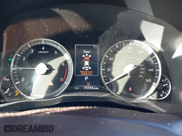 2018 Lexus ES with VIN 58ABK1GG6JU093357, listed as a IAAI auction lot 41290391 with 75,556 mi miles. Bid and sale history available at carsss.com. Image 7.