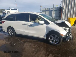 2019 Honda Odyssey EX-L with VIN 5FNRL6H75KB017979, listed as a Copart auction lot 42971285 with Not Provided miles and Salvage Title. Bid and sale history available at DreamBid. Image 4.