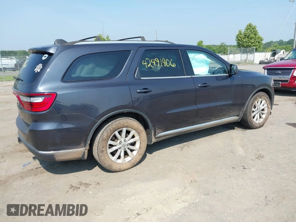 2015 Dodge Durango SXT with VIN 1C4RDHAG7FC869904, listed as a IAAI auction lot 42491906 with 120,396 mi miles and . Bid and sale history available at DreamBid. Image 4.