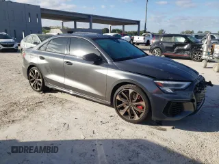 2023 Audi S3 Premium Plus z VIN WAUH3DGY2PA048730, wystawiony jako Copart lot #86838234 z przebiegiem 30 215 mil mil oraz Nie do naprawy • Non repairable. Historia ofert i sprzedaży dostępna na DreamBid. Obrazek 4.