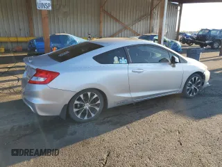 2013 Honda Civic Cpe Si with VIN 2HGFG4A57DH703363, listed as a Copart auction lot 54233375 with 269,506 mi miles and Clean Title. Bid and sale history available at carsss.com. Image 3.