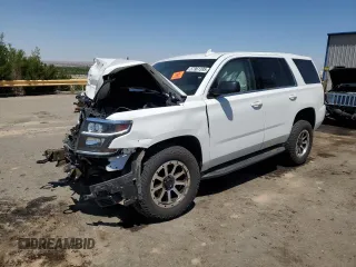 2017 Chevrolet Tahoe Commercial with VIN 1GNSKFEC6HR316896, listed as a Copart auction lot 57961395 with Not provided miles and Salvage title. Bid and sale history available at DreamBid. Image 1.