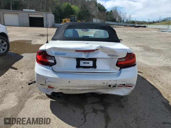 2017 BMW 2 Series 230i with VIN WBA2K9C30HV647460, listed as a Copart auction lot 44134373 with 71,111 mi miles. Bid and sale history available at carsss.com. Image 6.