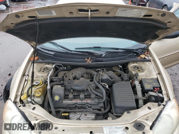 2001 Chrysler Sebring with VIN 1C3EL46U21N529263, listed as a Copart auction lot 82156584 with 57,895 mi miles and Clean Title. Bid and sale history available at DreamBid. Image 11.