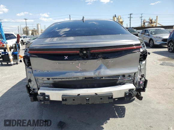 2024 Toyota Crown XLE with VIN JTDAAAAFXR3023839, listed as a Copart auction lot 52042995 with 41,265 mi miles and Salvage Title. Bid and sale history available at carsss.com. Image 6.