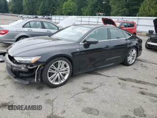 2019 Audi A7 Premium Plus with VIN WAUU2AF21KN041279, listed as a Copart auction lot 64130885 with 25,027 mi miles and Salvage title. Bid and sale history available at DreamBid. Image 1.