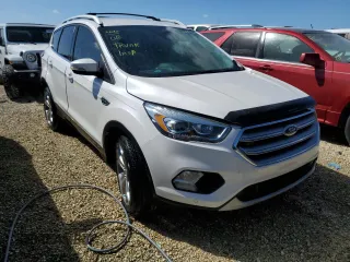 2017 Ford Escape Titanium with VIN 1FMCU0JD1HUA20454, listed as a Copart auction lot 74551324 with 0 mi miles and Non Repairable. Bid and sale history available at carsss.com. Image 4.