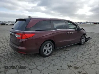 2019 Honda Odyssey EX z VIN 5FNRL6H59KB011620, wystawiony jako Copart lot #56070275 z przebiegiem 78 788 mil mil oraz Szkoda całkowita • Salvage title. Historia ofert i sprzedaży dostępna na DreamBid. Obrazek 3.
