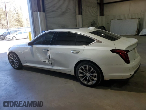 2021 Cadillac CT5 Premium Luxury z VIN 1G6DN5RK5M0146553, wystawiony jako Copart lot #42398275 z przebiegiem 36 559 mil mil oraz Szkody całkowita. Historia ofert i sprzedaży dostępna na DreamBid. Obrazek 2.