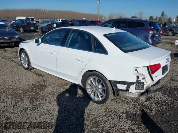 2014 Audi A4 Premium Plus z VIN WAUFFAFL3EN034800, wystawiony jako IAAI lot #41395182 z przebiegiem 25 973 mil mil oraz . Historia ofert i sprzedaży dostępna na DreamBid. Obrazek 3.