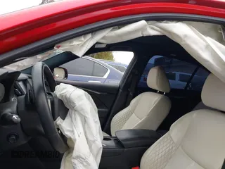 2021 Infiniti Q50 Red Sport 400 with VIN JN1FV7DP7MM850432, listed as a IAAI auction lot 42057935 with 15,936 mi miles and . Bid and sale history available at DreamBid. Image 20.