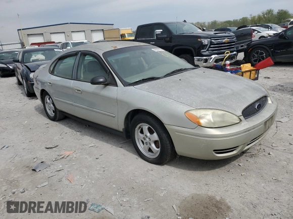 2005 Ford Taurus SE with VIN 1FAFP53U75A125148, listed as a Copart auction lot 49606165 with 216,300 mi miles and Salvage title. Bid and sale history available at DreamBid. Image 4.