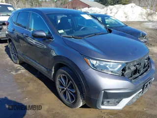 2021 Honda CR-V EX with VIN 2HKRW2H5XMH602950, listed as a IAAI auction lot 41697765 with 71,955 mi miles. Bid and sale history available at carsss.com. Image 1.