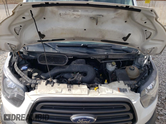 2017 Ford Transit with VIN 1FTYR2CM5HKB46378, listed as a Copart auction lot 50690895 with 185,337 mi miles and Salvage title. Bid and sale history available at DreamBid. Image 12.